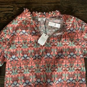 Jcrew blouse with fun print